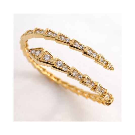 bransoletka Wąż z Cyrkonii