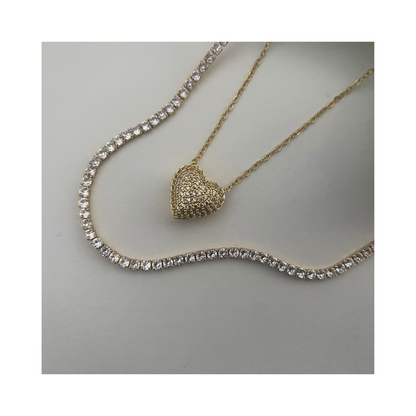 naszyjnik z Cyrkoniami