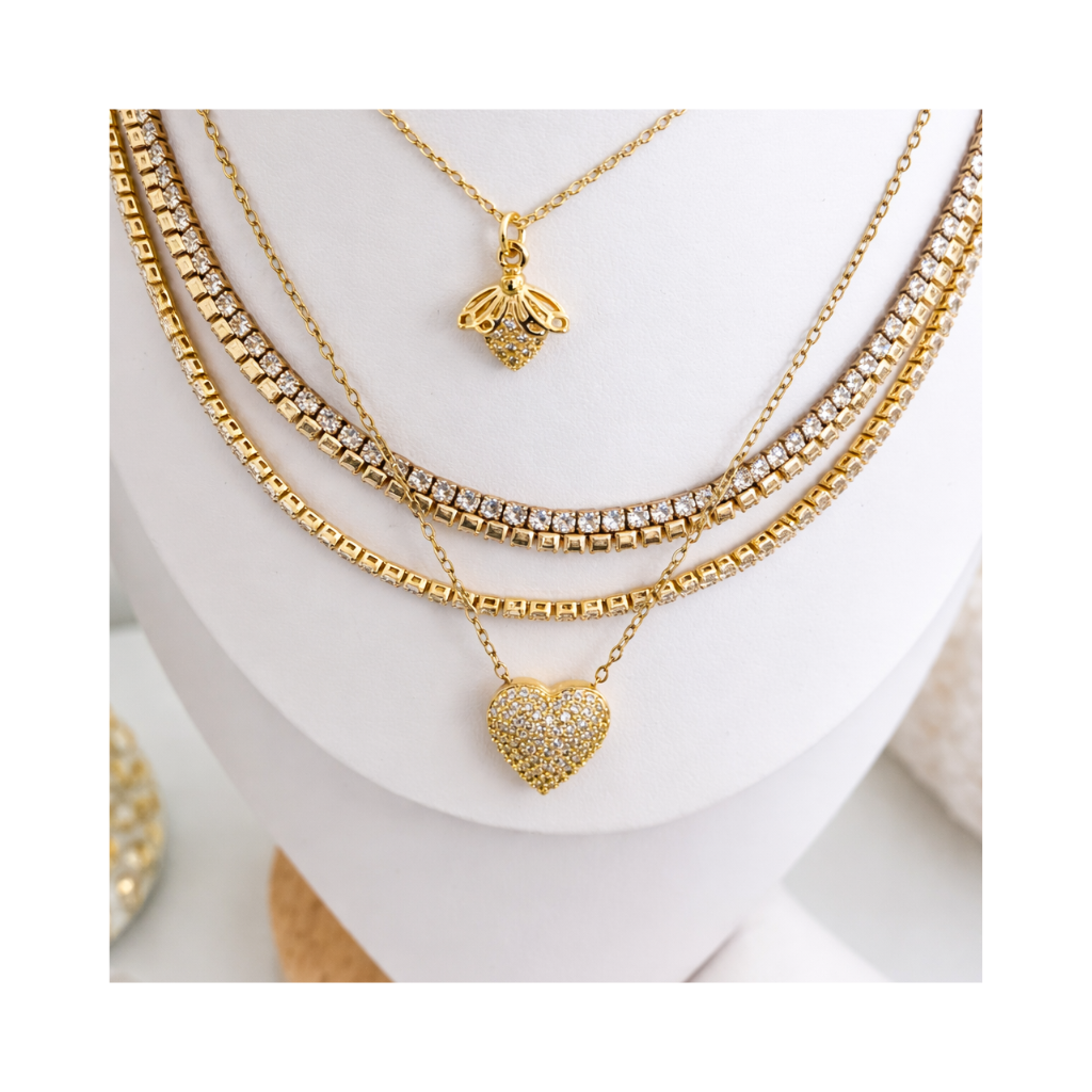 naszyjnik z Cyrkoniami