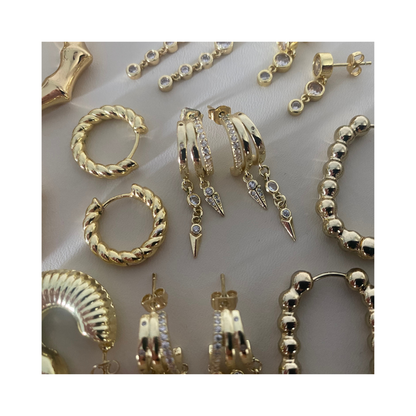 Małe Kaskadowe kolczyki Amelia