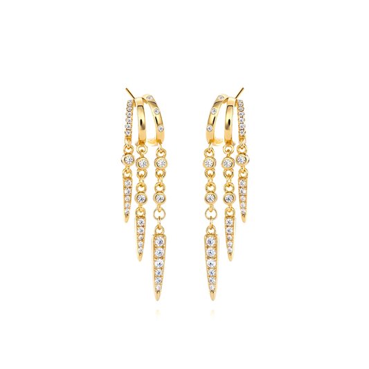 Kaskadowe kolczyki Luna